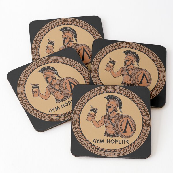 Item preview, Funny Gym Hoplite Ancient Greek Pottery Satire designed and sold by DuckOddity.