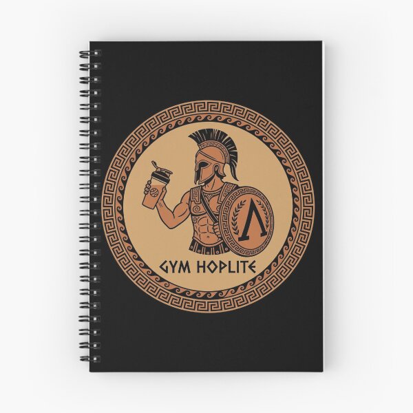 Item preview, Funny Gym Hoplite Ancient Greek Pottery Satire designed and sold by DuckOddity.
