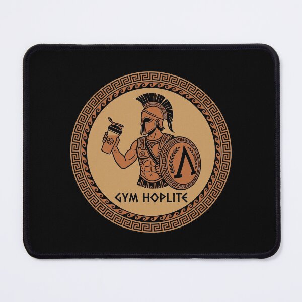 Item preview, Funny Gym Hoplite Ancient Greek Pottery Satire designed and sold by DuckOddity.