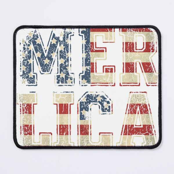 Item preview, 'MERICA_varsity_letters_flag_202606090001 designed and sold by JJLetterDesigns.