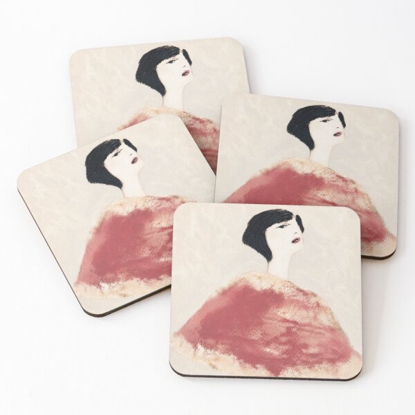 Item preview, Woman Wearing Cape designed and sold by Kerryn Levy Art.