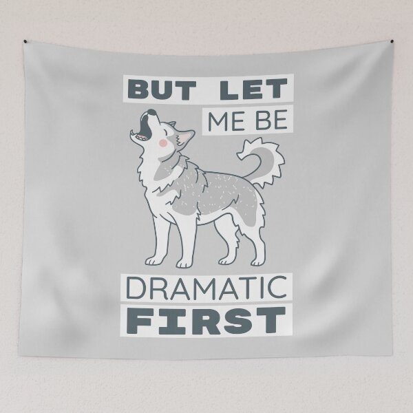 Item preview, Dramatic Siberian Husky designed and sold by Wlaurence.
