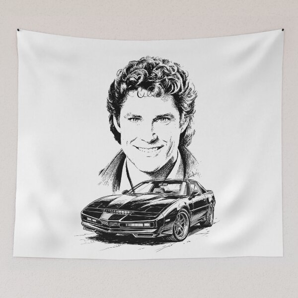 Item preview, Knight Rider - Hand drawing Illustration  designed and sold by ARTROGAN.