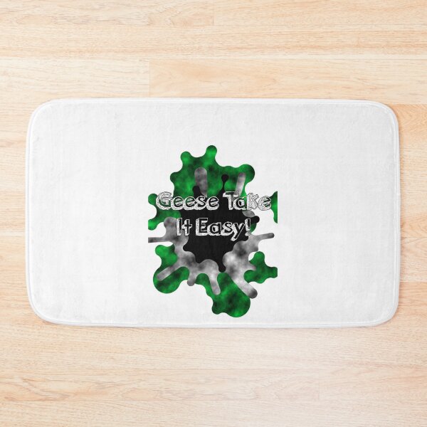 Item preview, Geese Take It Easy Funny Pun Green Typography Text Graphic designed and sold by Animalloveus.