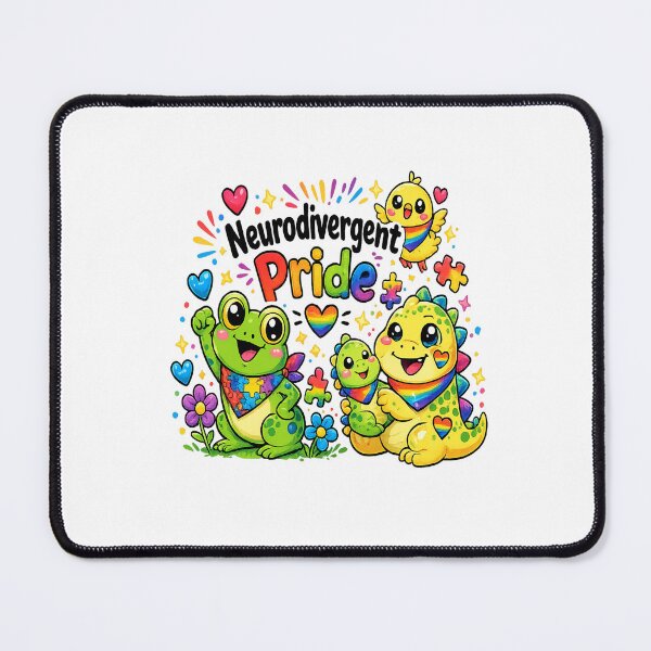 Item preview, Neurodivergent Pride designed and sold by Mother Daughter Drawings .