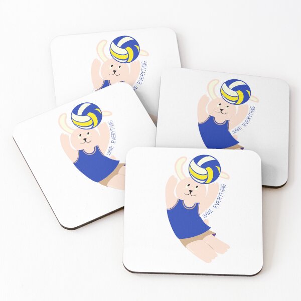 Item preview, Save Everything Volleyball Bunny – Cute Defensive Rabbit designed and sold by TSIOillust.