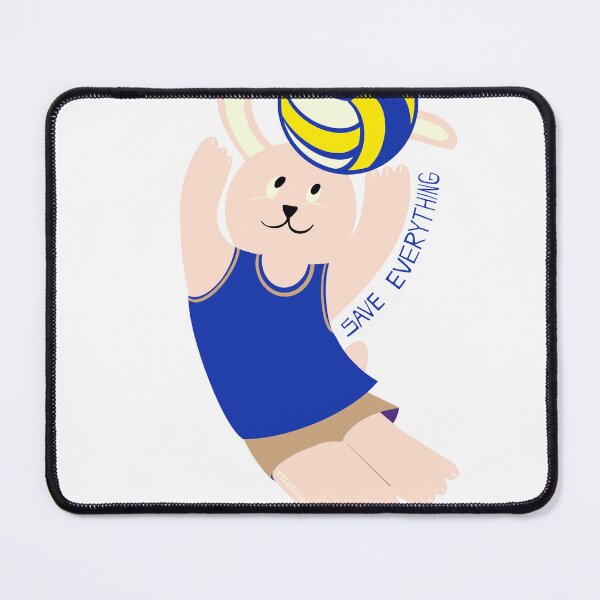 Item preview, Save Everything Volleyball Bunny – Cute Defensive Rabbit designed and sold by TSIOillust.