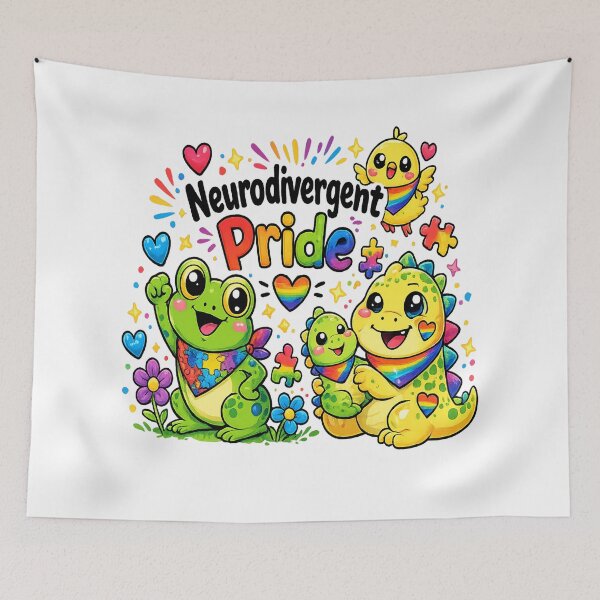 Item preview, Neurodivergent  Pride designed and sold by Mother Daughter Drawings .