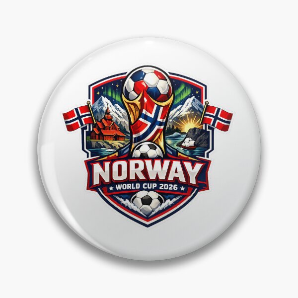 Item preview, Norway Football Supporter 2026 Scandinavian Soccer Fan Design designed and sold by arywinkler7.