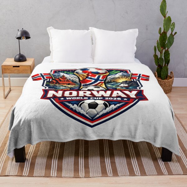 Item preview, Norway Football Supporter 2026 Scandinavian Soccer Fan Design designed and sold by arywinkler7.