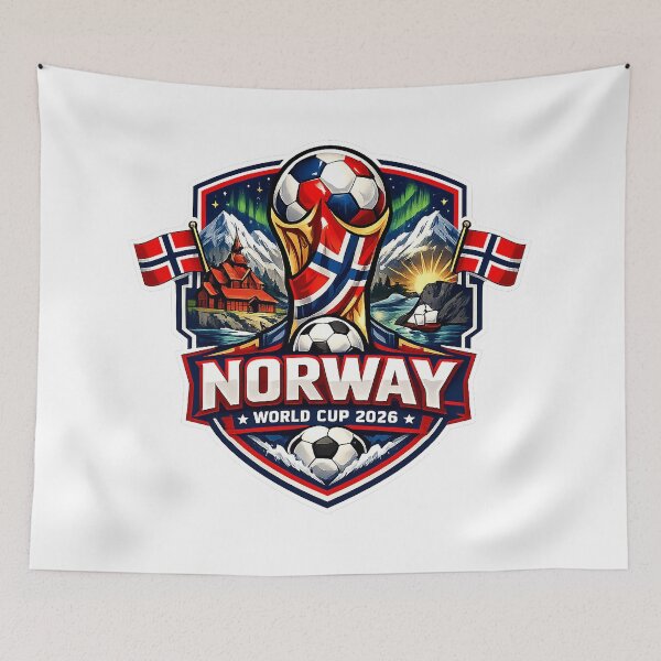 Item preview, Norway Football Supporter 2026 Scandinavian Soccer Fan Design designed and sold by arywinkler7.