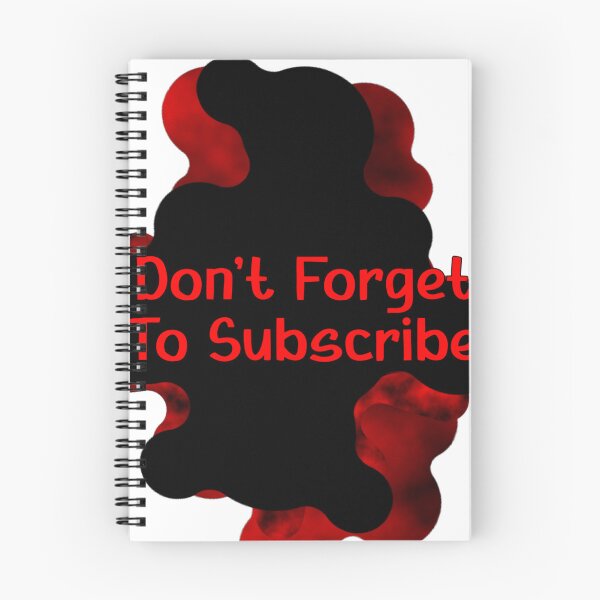 Item preview, Don't Forget To Subscribe Streaming Red Typography Text Graphic designed and sold by Animalloveus.