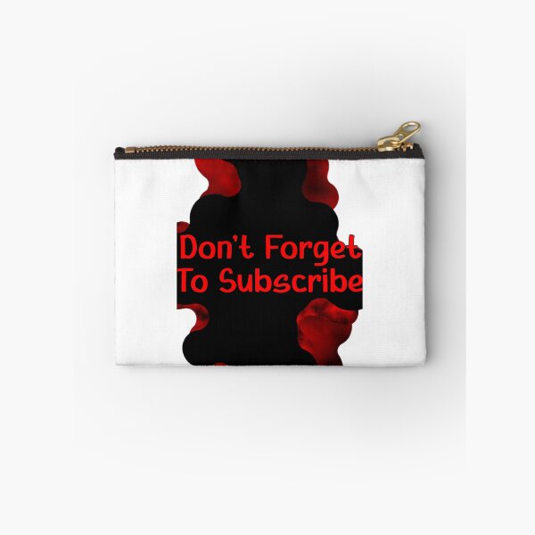 Item preview, Don't Forget To Subscribe Streaming Red Typography Text Graphic designed and sold by Animalloveus.