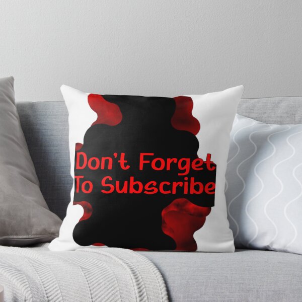 Item preview, Don't Forget To Subscribe Streaming Red Typography Text Graphic designed and sold by Animalloveus.