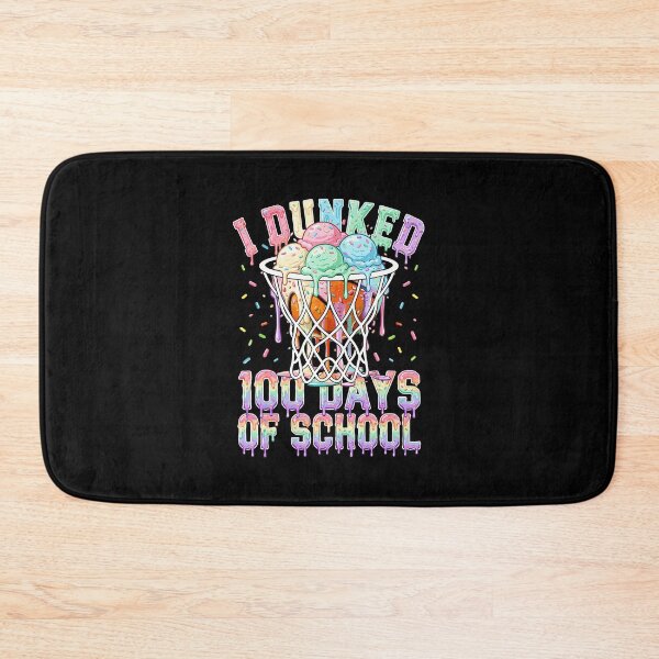 Item preview, 100 Days of School Basketball Celebration Colorful Hoop designed and sold by allistermariam.