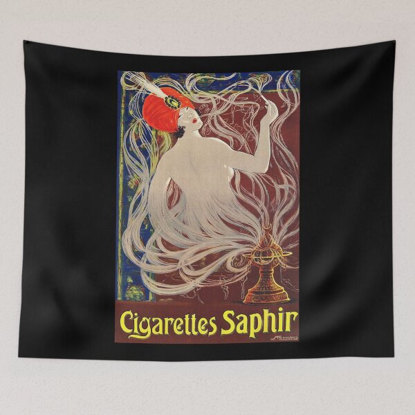 Item preview, Cigarettes Saphir poster designed and sold by Hedrin.