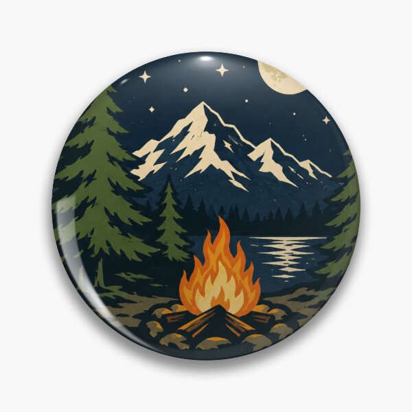 Item preview, Campfire Social Club Vintage Camping T-Shirt designed and sold by MNAThreads.