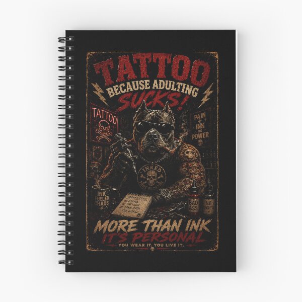 Item preview, Tattoo Humor Bulldog Poster with Vintage Ink Culture Attitude designed and sold by Modaozushi216.