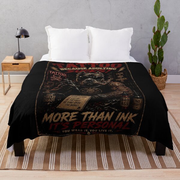 Item preview, Tattoo Humor Bulldog Poster with Vintage Ink Culture Attitude designed and sold by Modaozushi216.