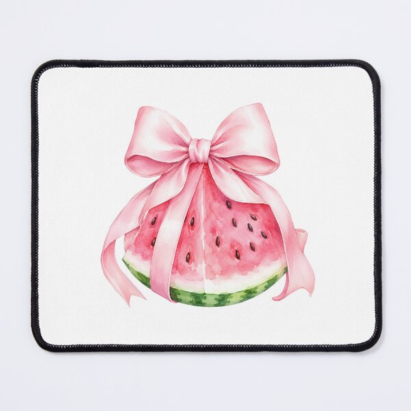 Item preview, Coquette Watermelon Pink Bow Summer Sticker designed and sold by CoquetteBySofia.