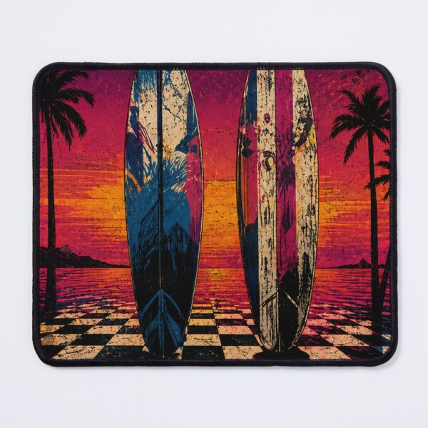 Item preview, Sunset Surfboards Vaporwave Paradise designed and sold by Sal Brasil Cultura ® .