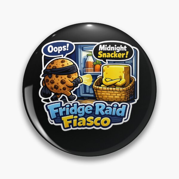 Item preview, Fridge Raid Fiasco — Funny Midnight Snacker Food Cartoon Art designed and sold by ArtoryWorks.