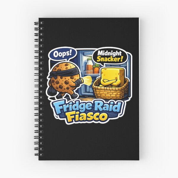 Item preview, Fridge Raid Fiasco — Funny Midnight Snacker Food Cartoon Art designed and sold by ArtoryWorks.