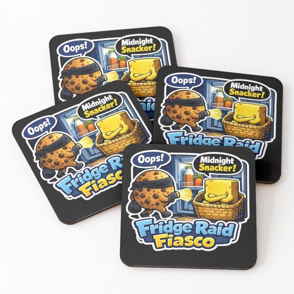 Item preview, Fridge Raid Fiasco — Funny Midnight Snacker Food Cartoon Art designed and sold by ArtoryWorks.
