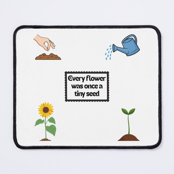Item preview, Positive Motivational Quotes Aesthetic seed to flower sticker pack designed and sold by Art IN Pack.
