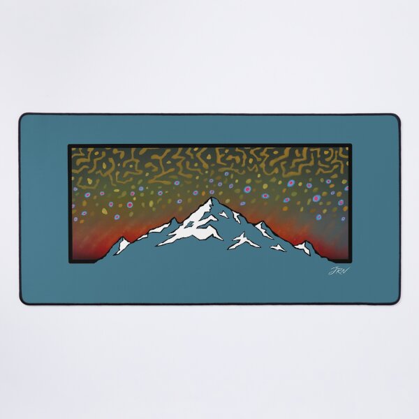 Item preview, Mountains with Brook Trout flank designed and sold by Josh Nelson.