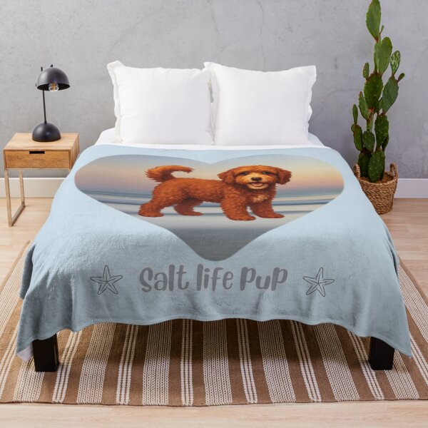 Item preview, Salt life Pup River at beach designed and sold by Doodles Down South.