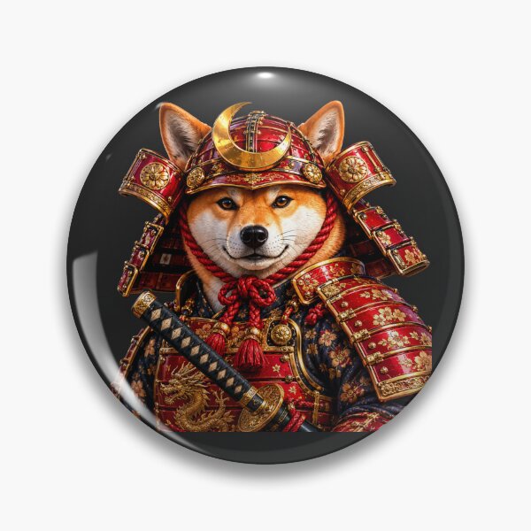 Item preview, Shiba Inu Samurai Warrior Ukiyo-e Art designed and sold by MarVan-Prints.