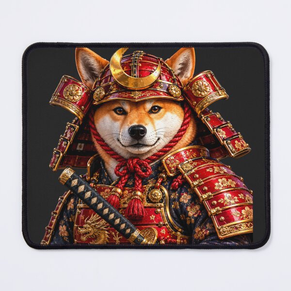 Item preview, Shiba Inu Samurai Warrior Ukiyo-e Art designed and sold by MarVan-Prints.