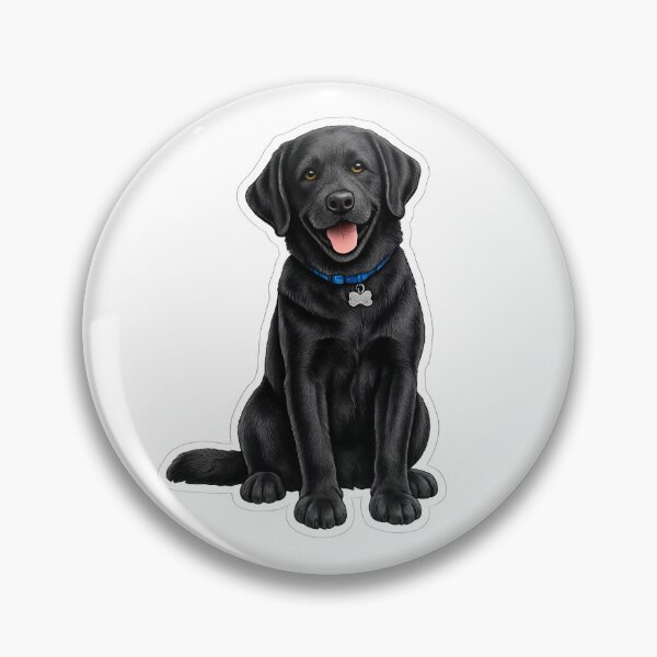 Item preview, Black Labrador Retriever dog designed and sold by BackgroundND.