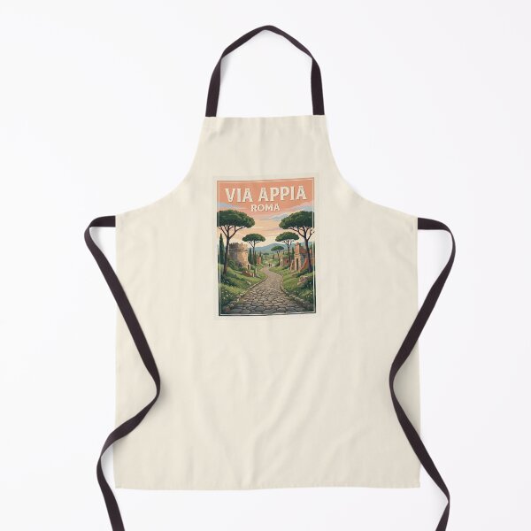 Item preview, Rome Italy Vintage Travel Poster Via Appia Antica designed and sold by RetroRewind Studio.