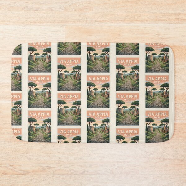 Item preview, Rome Italy Vintage Travel Poster Via Appia Antica designed and sold by RetroRewind Studio.