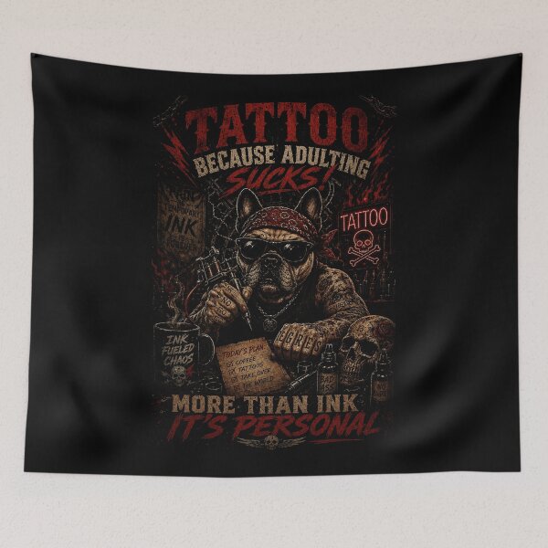 Item preview, Tattoo Life Humor for Ink Lovers and Rebel Souls designed and sold by Modaozushi216.