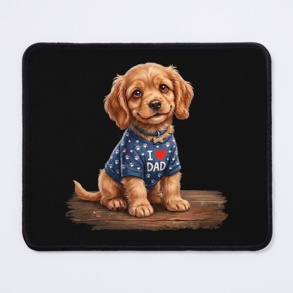 Item preview, Funny I Love Dad Rat Terrier Dad T-Shirt designed and sold by artetotal.