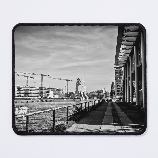 Item preview, View of Molecule Man Sculpture From Berlin Twin Towers designed and sold by Radiocafe.
