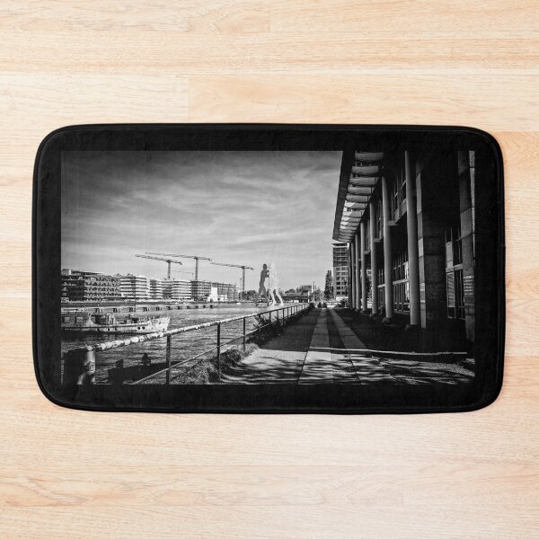 Item preview, View of Molecule Man Sculpture From Berlin Twin Towers designed and sold by Radiocafe.