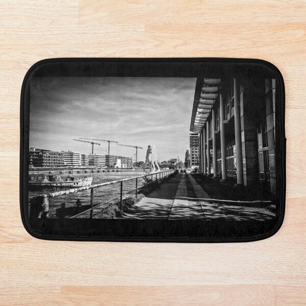 Item preview, View of Molecule Man Sculpture From Berlin Twin Towers designed and sold by Radiocafe.