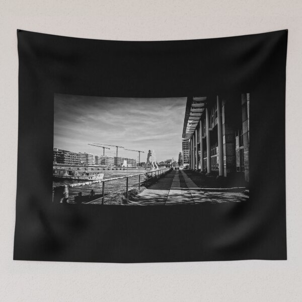 Item preview, View of Molecule Man Sculpture From Berlin Twin Towers designed and sold by Radiocafe.