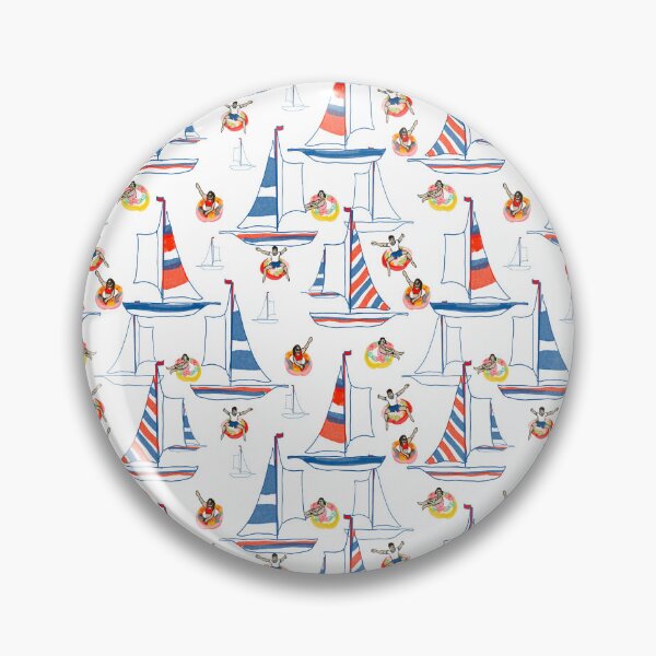 Item preview, Sailboats Vacation white designed and sold by LorlovesDesign.