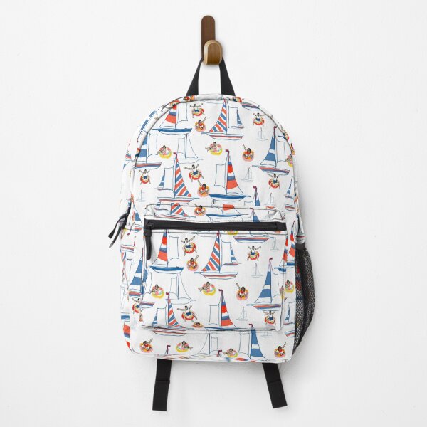 Item preview, Sailboats Vacation white designed and sold by LorlovesDesign.