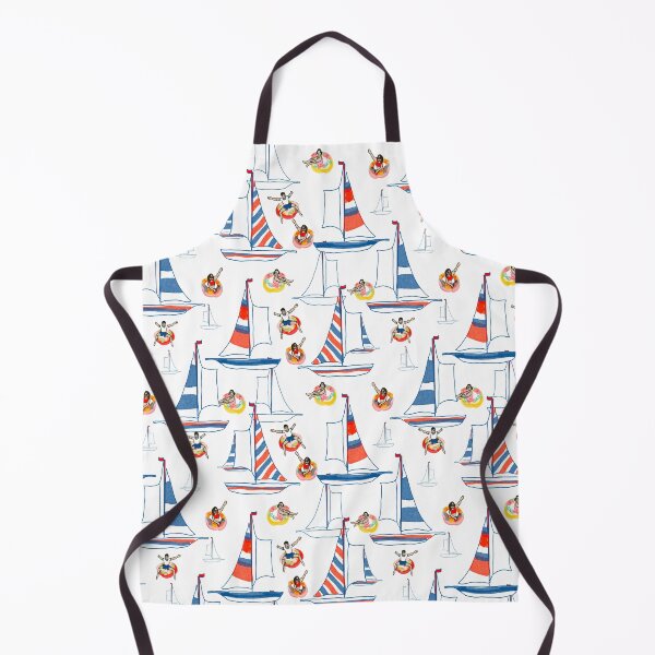 Item preview, Sailboats Vacation white designed and sold by LorlovesDesign.