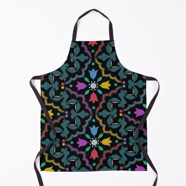Item preview, Colorful Ottoman Floral Tile Pattern – Turkish Folk Art Ornament designed and sold by bilalulker.
