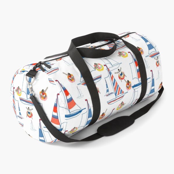 Item preview, Sailboats Vacation white designed and sold by LorlovesDesign.