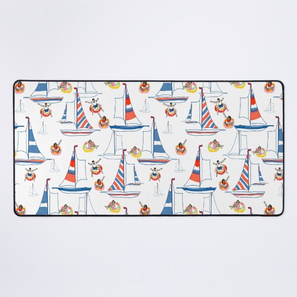 Item preview, Sailboats Vacation white designed and sold by LorlovesDesign.