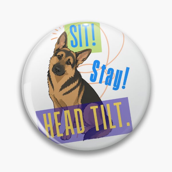 Item preview, Sit. Stay. Head Tilt. designed and sold by Purrs and Paws Studio.