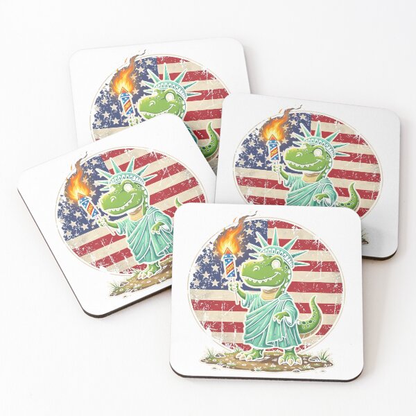 Item preview, Green_T-Rex_Statue_of_Liberty_202606090001 designed and sold by Cobra_Shop.